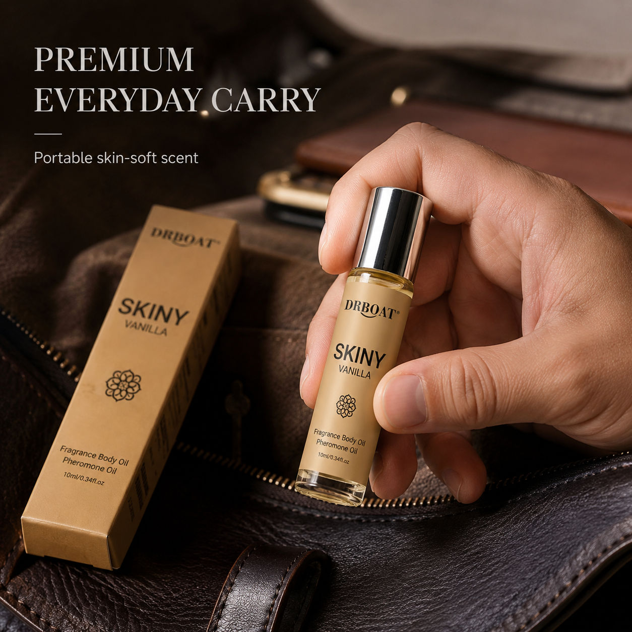 Perfume Alcohol Fragrance - Heren Roll-on Geurolie, Huidachtig Zacht Vanille