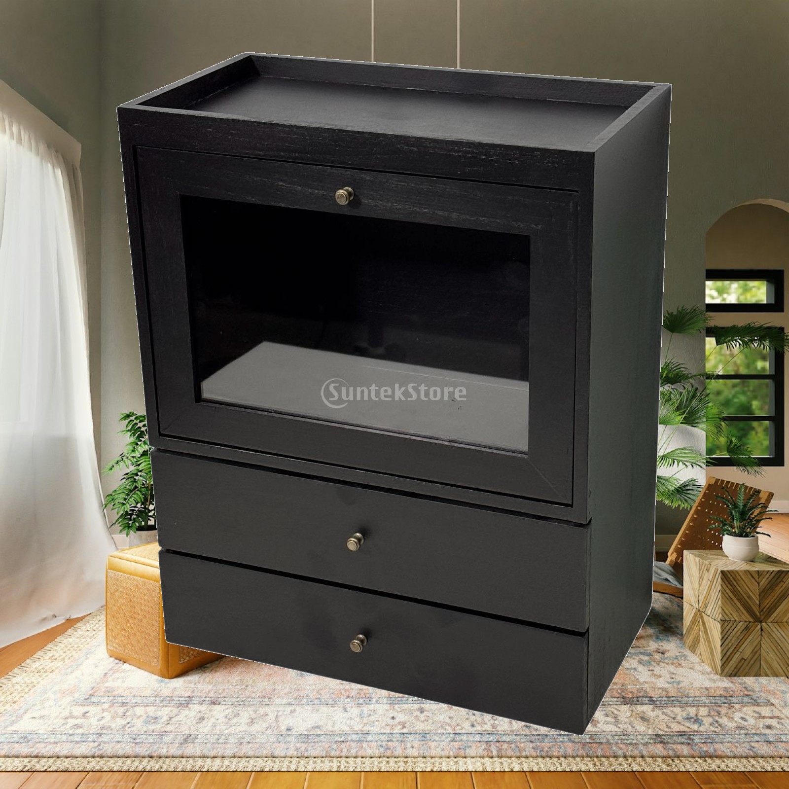 The Collection Perfume Fragrance - Houten parfumorganizer, geurdisplay, verzamelbox voor huidverzorgingsproducten